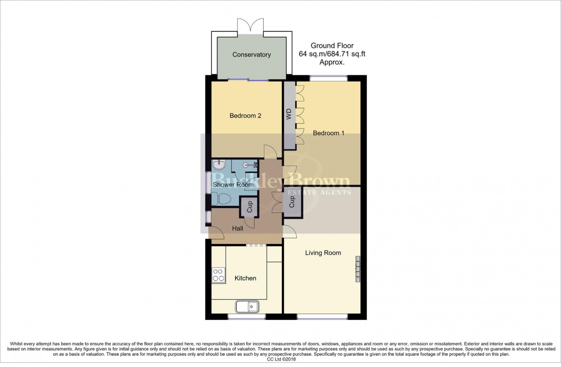 Floorplan for Beverley Close, Rainworth, Mansfield