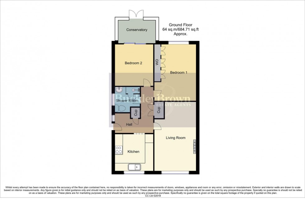 Floorplan for Beverley Close, Rainworth, Mansfield