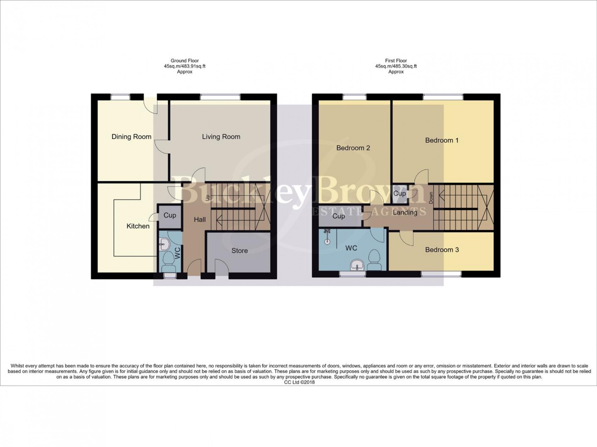 Floorplan for Brick Kiln Lane, Mansfield