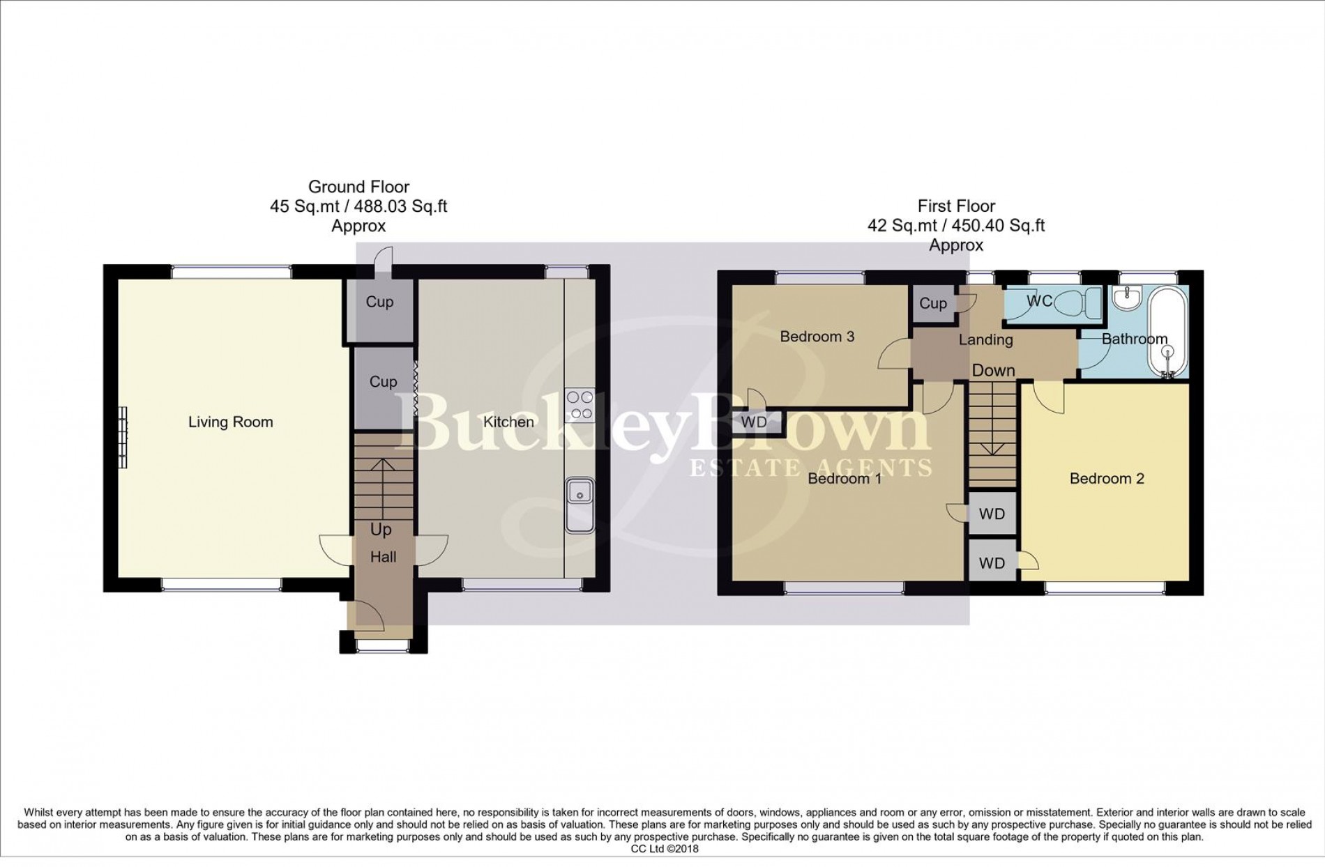 Floorplan for Cumberland Drive, Mansfield