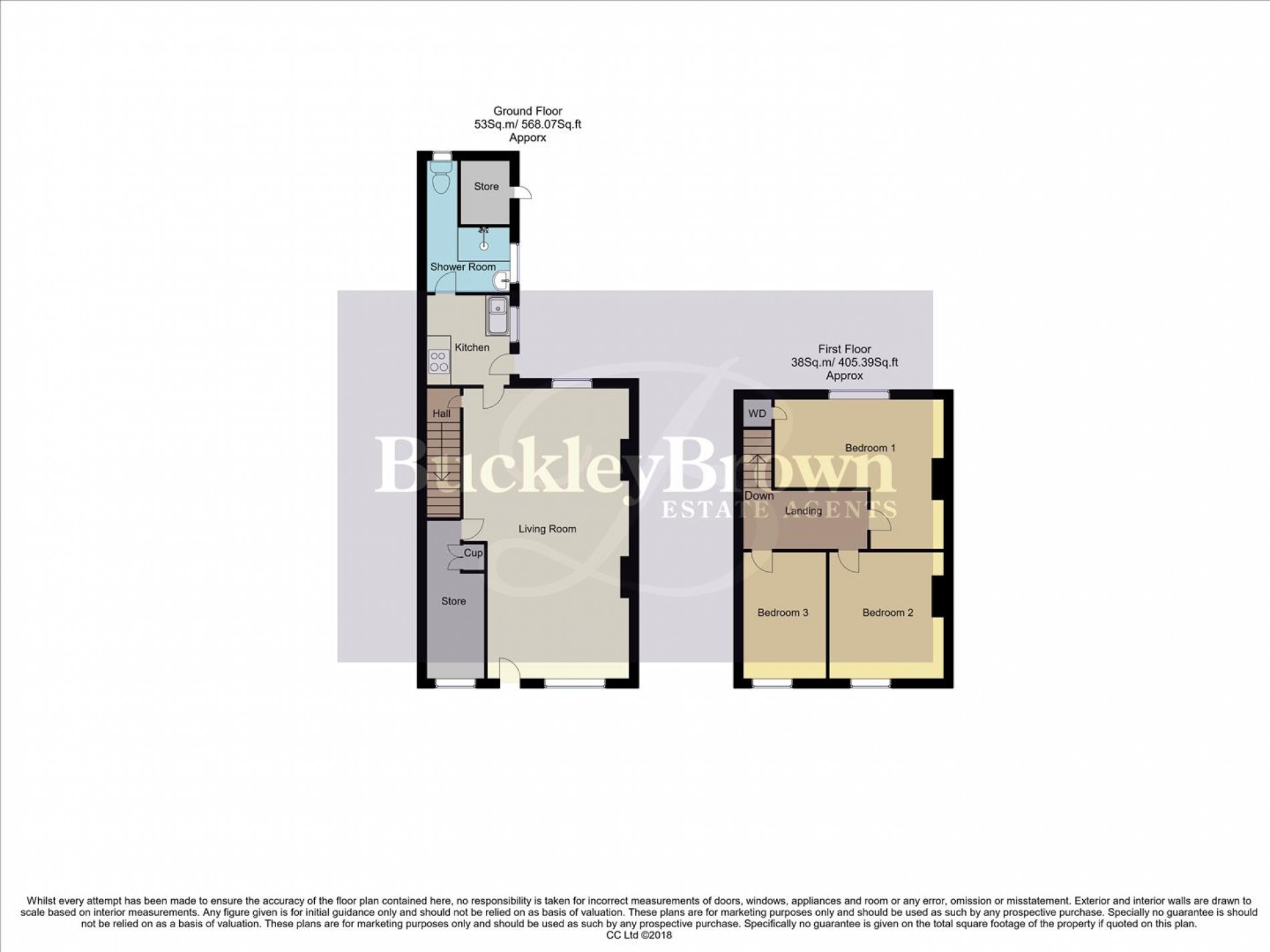 Floorplan for Carter Lane, Warsop Vale, Mansfield